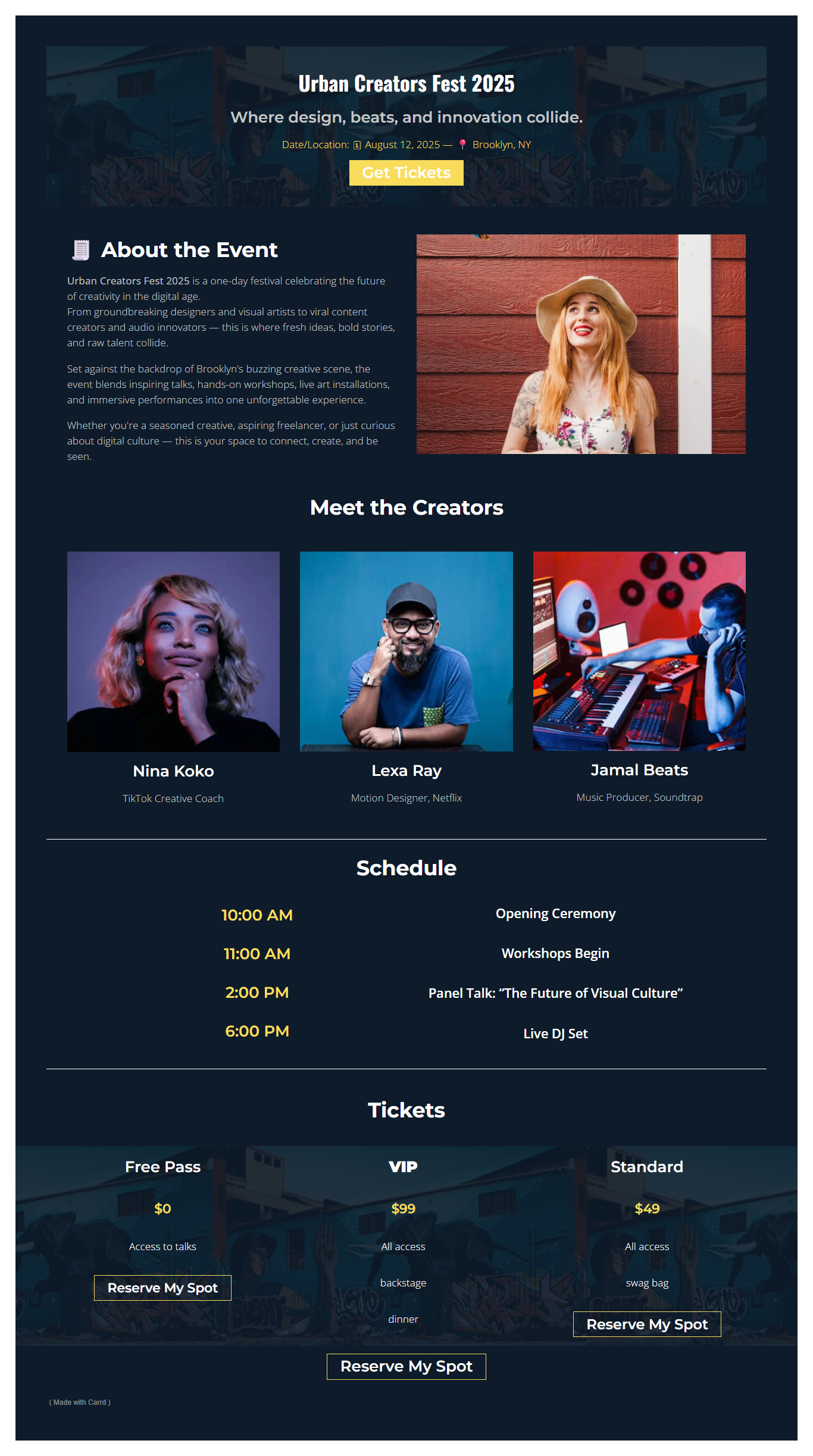 Image gallery marquee